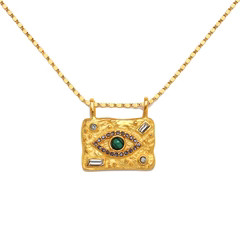 See No Evil Talisman Necklace | Sequin