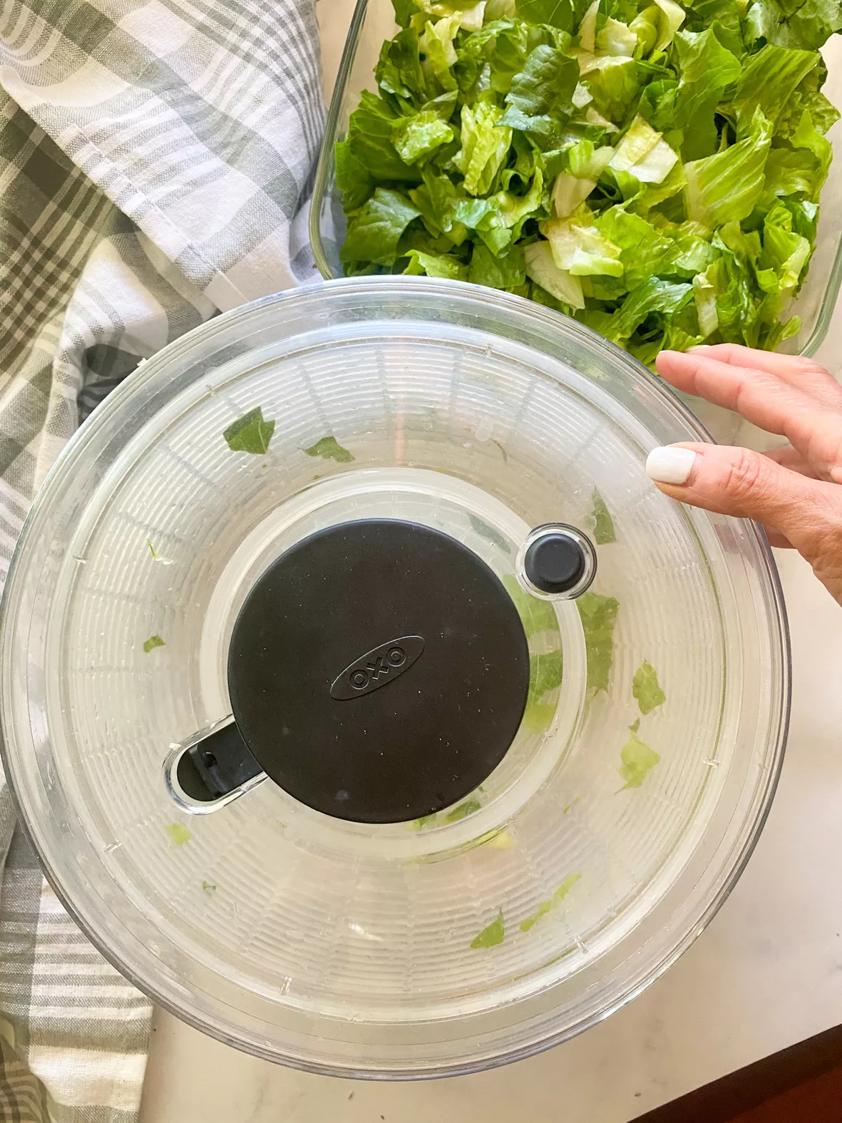 OXO Large Salad Spinner + Reviews