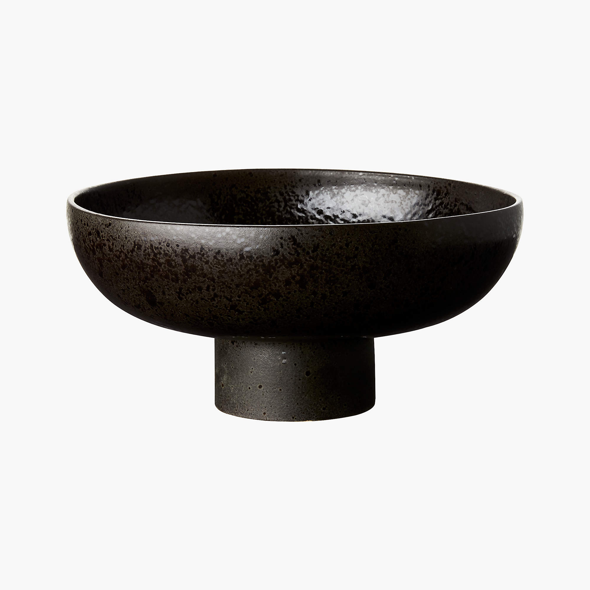 Black Pedestal Bowl + Reviews | CB2 | CB2