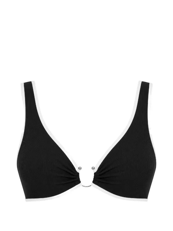 Beach Bound ring-detail bikini top | Farfetch Global