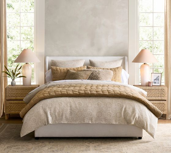 Cotton Jacquard Medallion Sham | Pottery Barn (US)