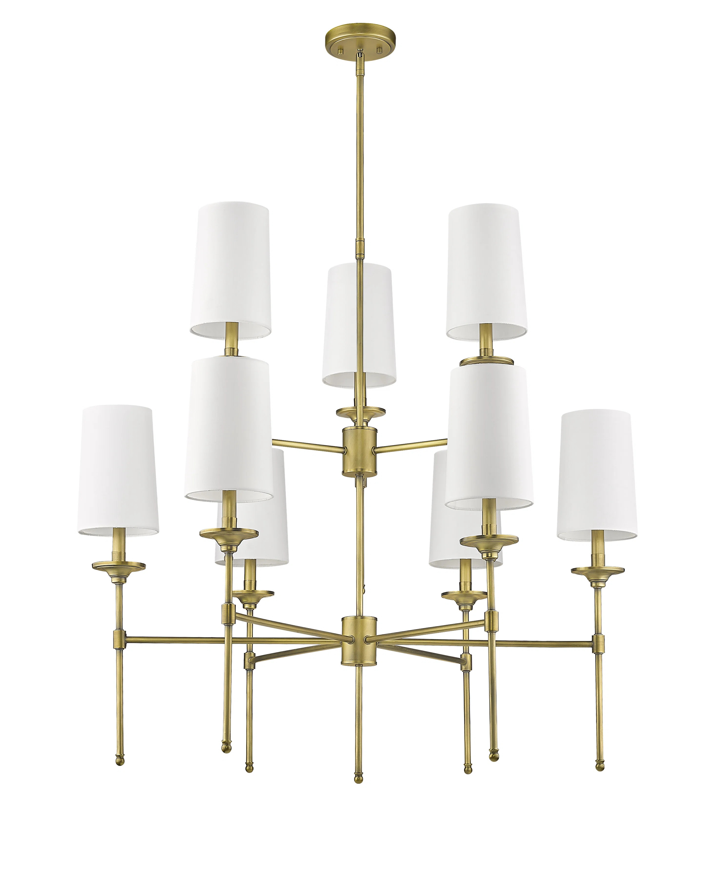 Three Posts™ Hayse 9 - Light Candle Style Tiered Chandelier & Reviews | Wayfair | Wayfair North America