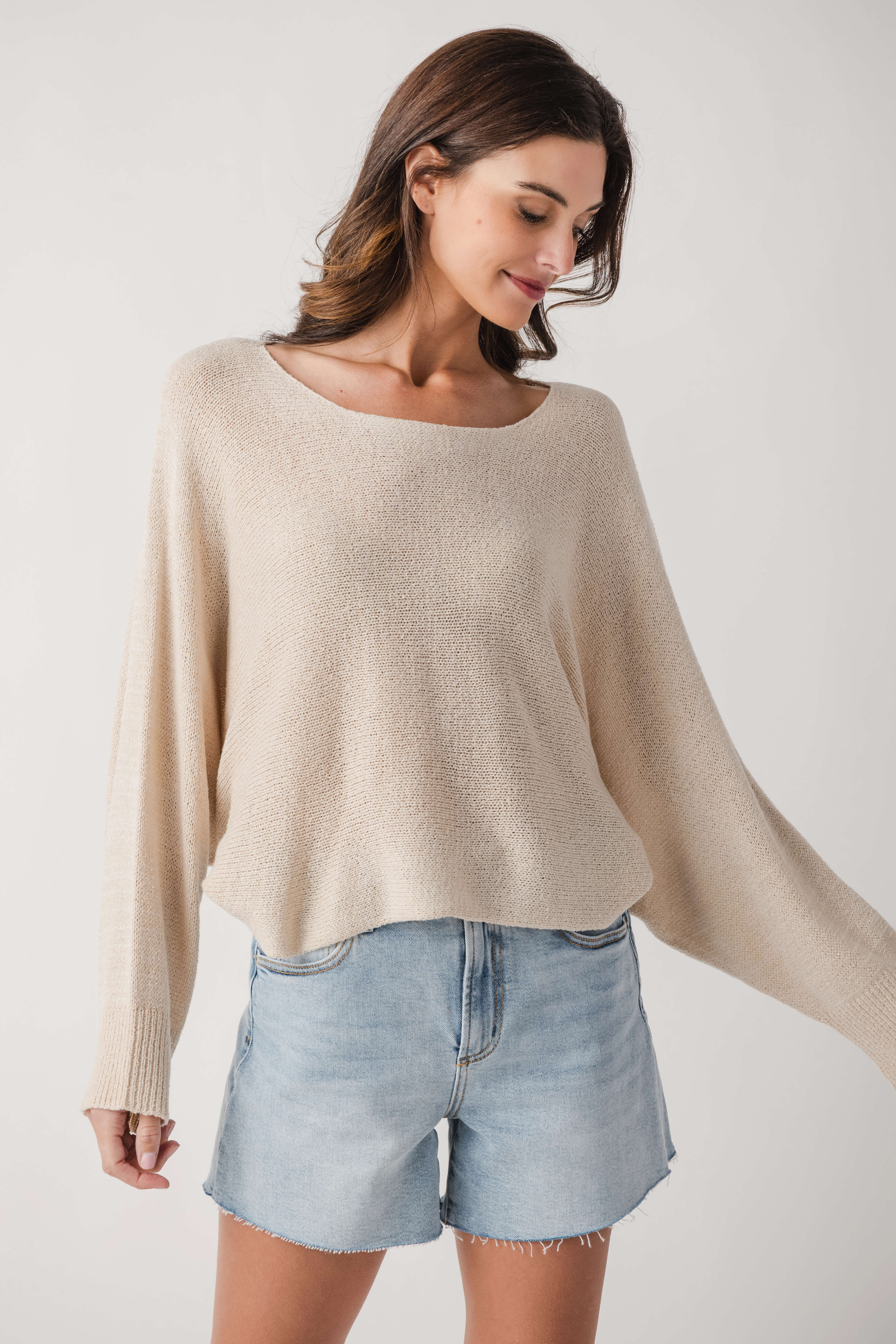 Dress Forum Boat Neck Sweater | Social Threads