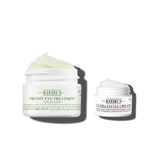 Kiehl's Creamy Eye Treatment with Avocado, Richly Hydrates & Revitalises Delicate Under-Eye Area, Formulated with Nourishing Avocado Oil & Vitamins B + E, All Skin Types, 28Ml + Gift | Amazon (UK)
