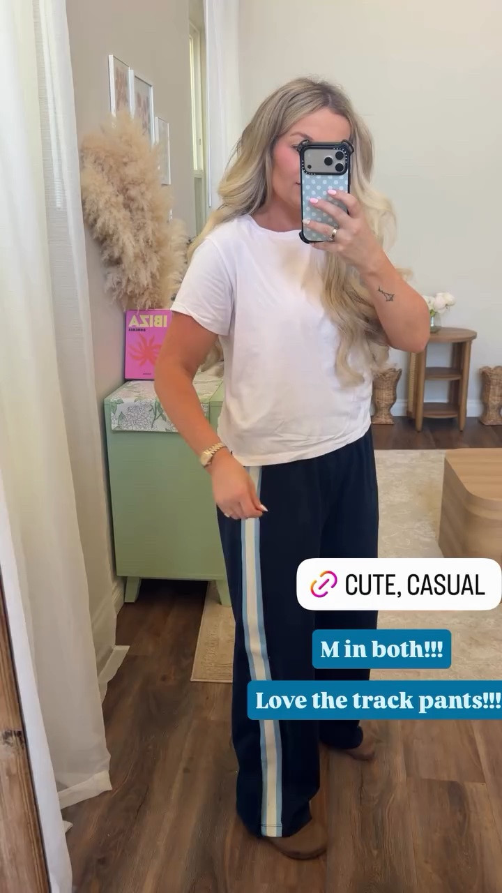 Love these track pants!!!! M in both!!!

#LTKMidsize #LTKActive