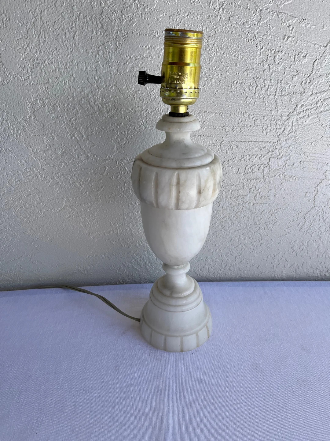 Vintage Circa 1920s Carved Alabaster Lamp - Etsy | Etsy (US)