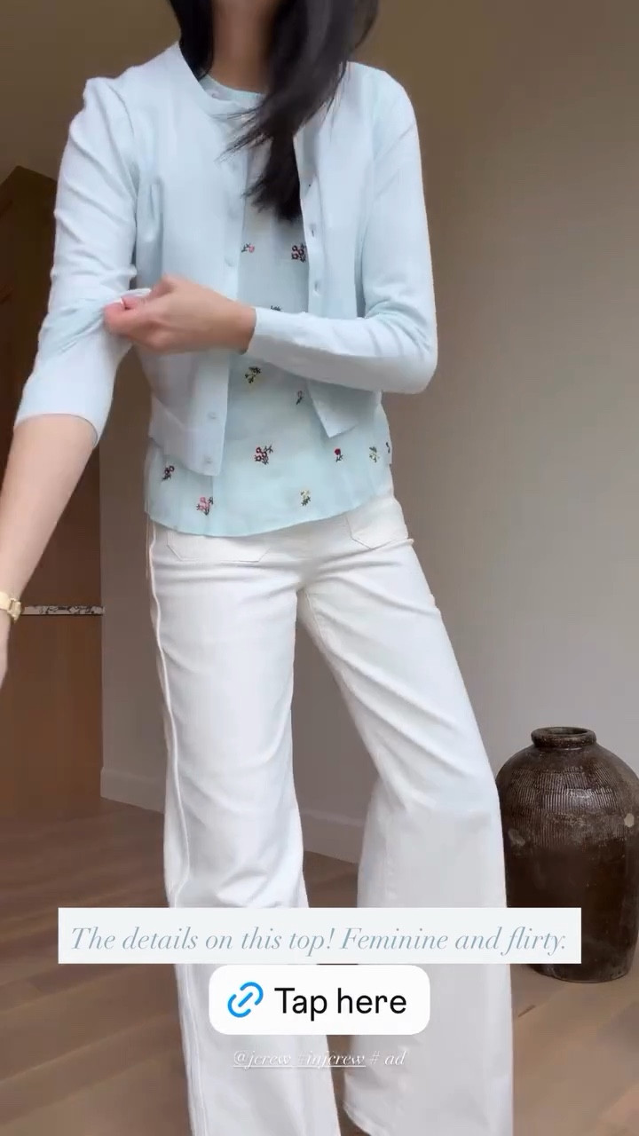 Styling fresh white denim for the upcoming season: I like this trouser style wide-leg fit and it has the perfect amount of stretch (it’s comfy!).

#classicstyle
#springsweater
#whitejeans
#whitepants
#springoutfit



#LTKootd #LTKSeasonal #LTKSpringSale