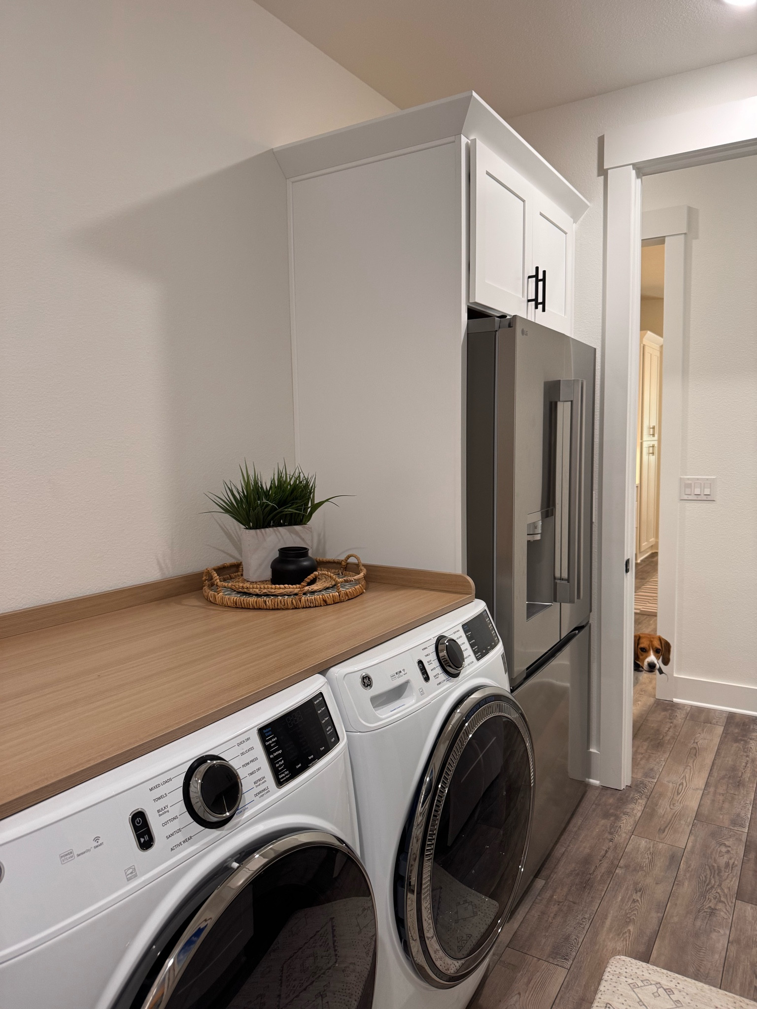 Washer dryer cover
Laundry countertops 

#LTKHome