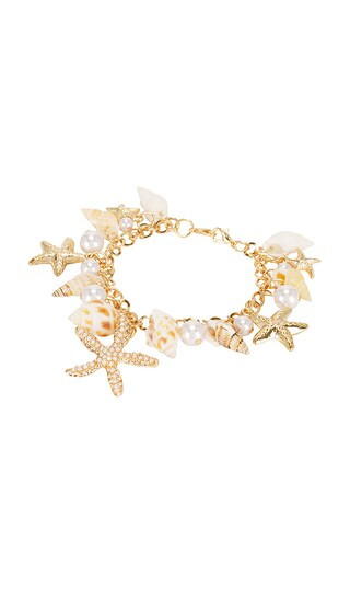 Leo Bracelet in Gold | Revolve Clothing (Global)