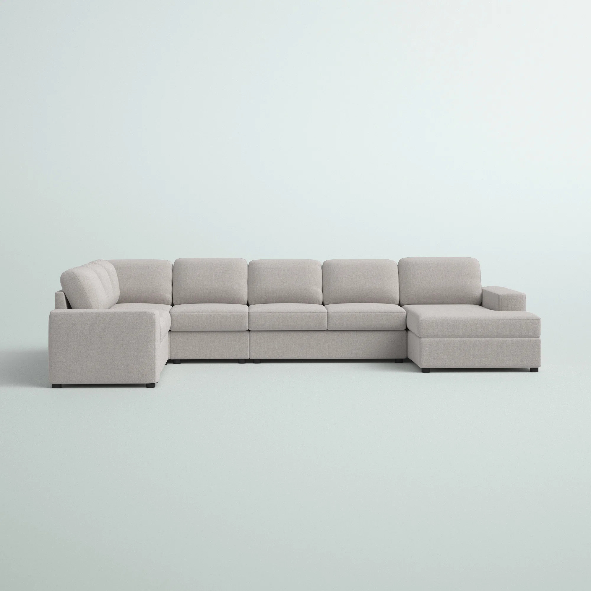Greyleigh™ Andes 146.5" Wide Reversible Modular Sectional & Reviews | Wayfair | Wayfair North America