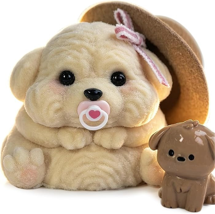 Handmade Taba Squishy Dog Baby Toy, Cute Squishy Stress Relief Fidget Toy | Amazon (US)
