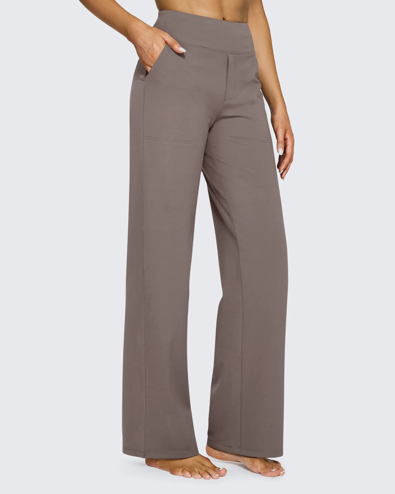 High Waisted Wide-Leg Pants Women – 31 Inseam | Office to Yoga Wear | G4Free | g4free activewear
