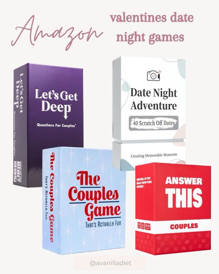Amazon valentines date night games 💝

#amazonfinds 
#founditonamazon
#amazonpicks
#Amazonfavorites 
#affordablefinds


#LTKfindsunder50 #LTKSeasonal