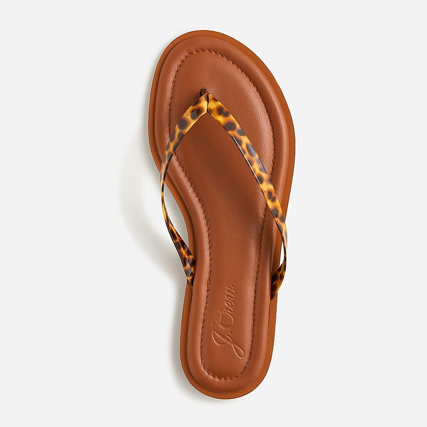 Sorrento thong sandals in tortoise | J. Crew US