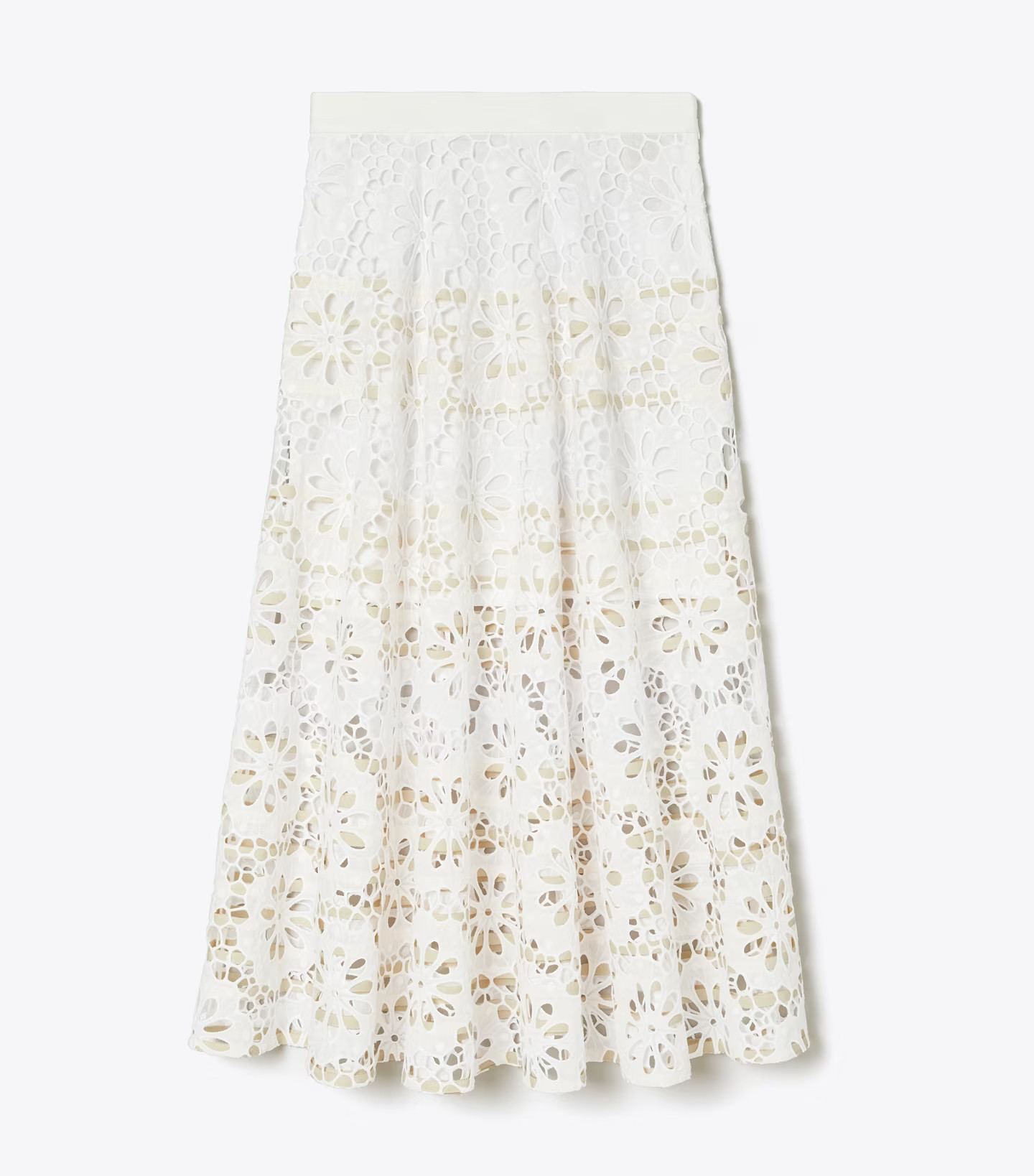 COTTON EYELET SKIRT | Tory Burch (US)