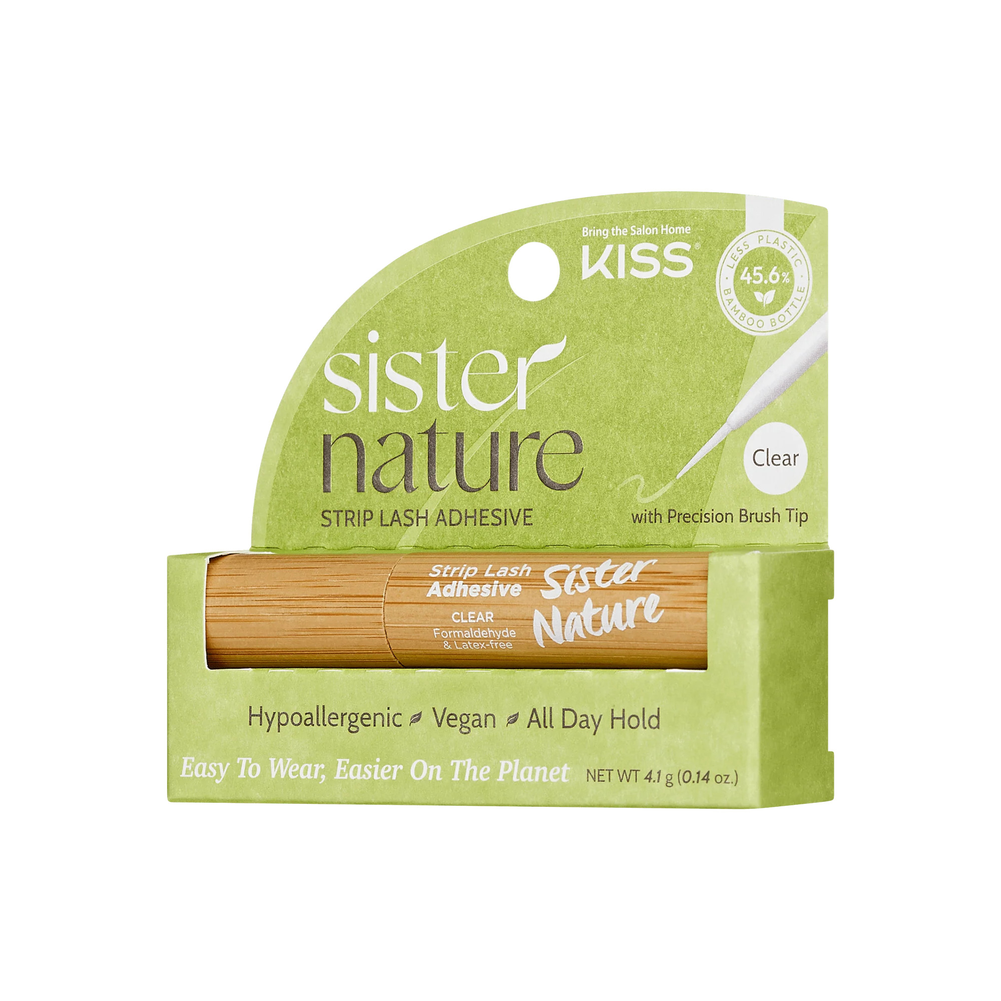 Kiss Sister Nature Strip Lash Adhesive - Clear | False Eyelash Glue, S | KISS, imPRESS, JOAH