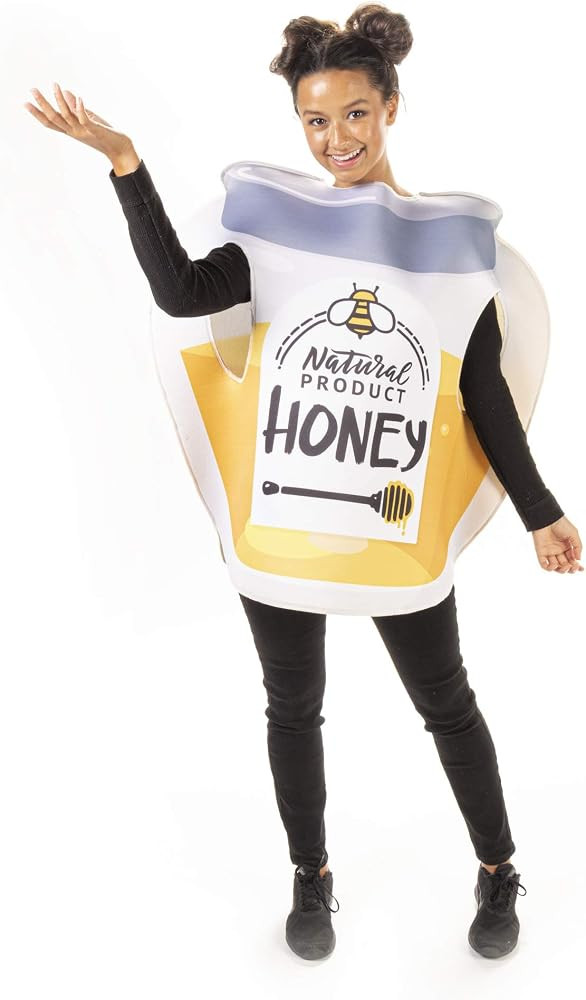 Jar of Honey Halloween Costume - Honey Pot for Bee & Beekeeper Couples Outfits | Amazon (US)