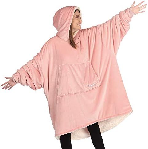 THE COMFY Original| Oversized Microfiber & Sherpa Wearable Blanket, Seen On Shark Tank, One Size ... | Amazon (US)