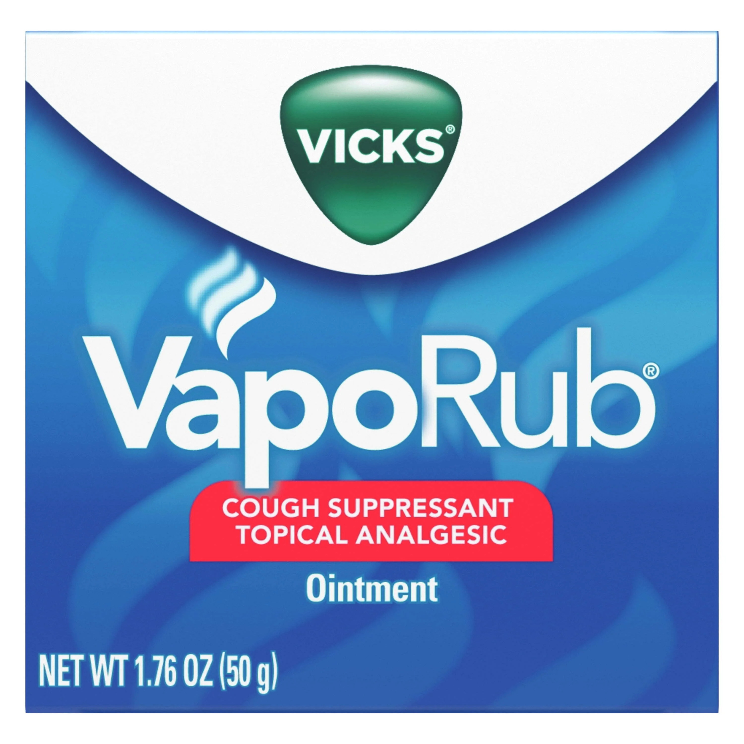Vicks VapoRub, Topical Chest Rub & Analgesic Ointment, Over-the-Counter Medicine, 1.76 oz | Walmart (US)