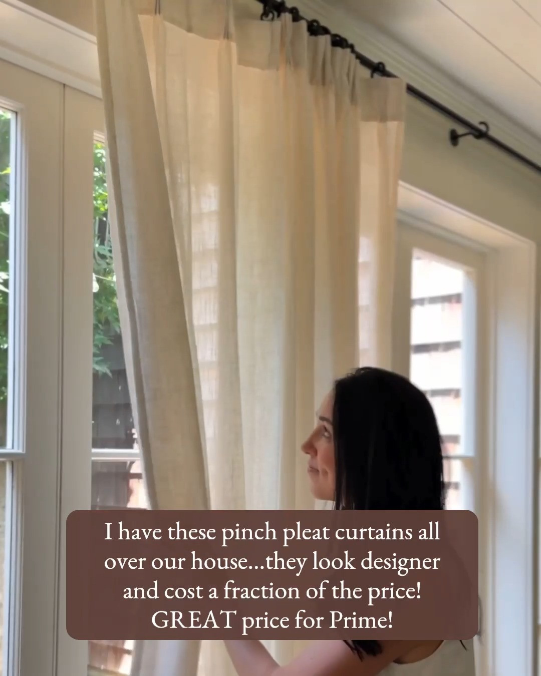 GREAT price for Amazon Big Deal Days! I have these pinch pleat curtains all over our house. They look designer and cost a fraction of the price, and the linen texture is so pretty with the light coming through. 

 #amazonbigdealdays #bigdealdays #primebigdealdays #amazondeals #pinchpleatcurtains #linencurtains #curtains #drapes #windowtreatments #designerlook #homedecor #livingroomdecor #bedroomdecor #amazonhome #salealert #founditonamazon #LTKSaleAlert