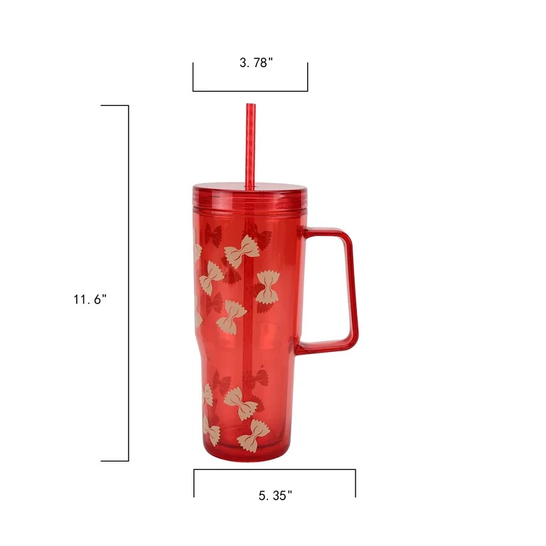 Just Feed Me by Jessie James Decker 30oz Tumbler with Straw, Pasta | Walmart (US)