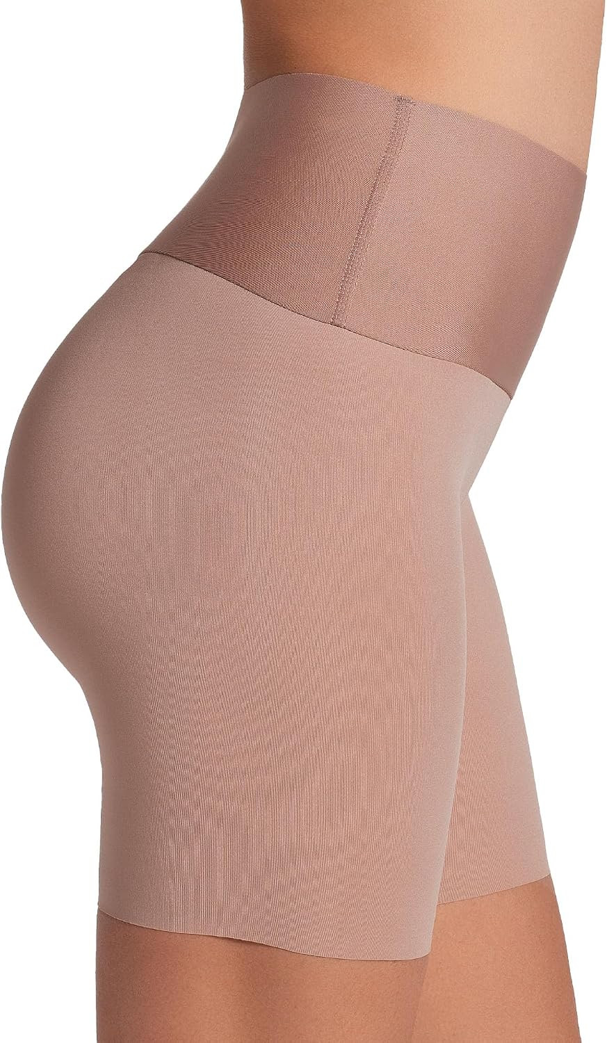Leonisa Stay-in-Place Seamless Shorts for Women - High Waisted Shapewear Tummy Control | Amazon (US)