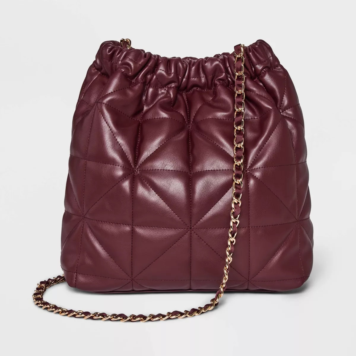 Rouched Chain Crossbody Bag - A New Day™ Brown | Target