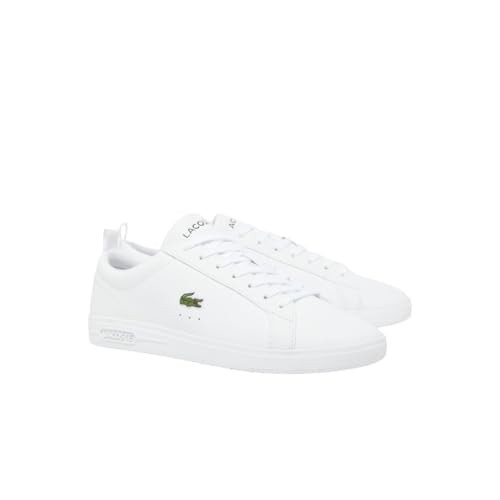 Lacoste Women's Court Base Sneaker, White/White, 7.5 | Amazon (US)