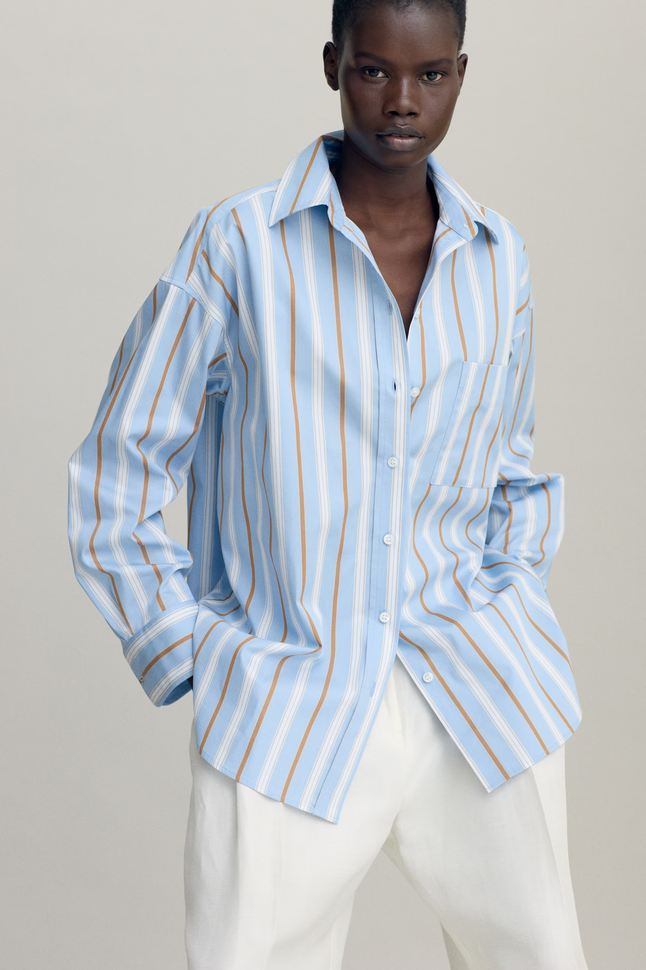 Poplin shirt | H&M (UK, MY, IN, SG, PH, TW, HK)
