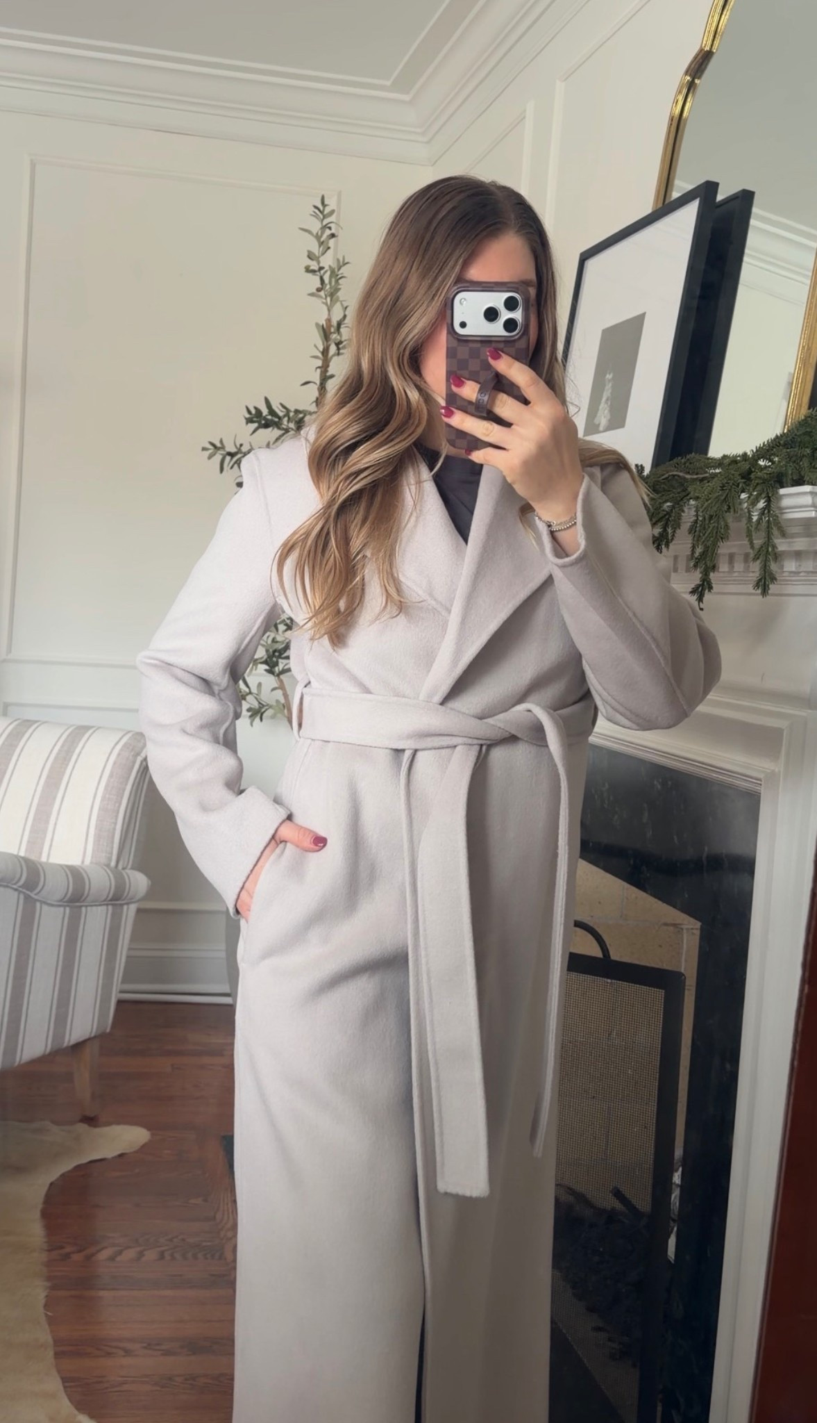 This wool coat is so lux and perfect. Wearing a size M

#LTKGiftGuide #LTKHoliday #LTKCyberWeek