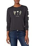 Amazon.com: Life is Good Women's Standard Crusher Graphic Long Sleeve T-Shirt, Wildflower Jet Bla... | Amazon (US)