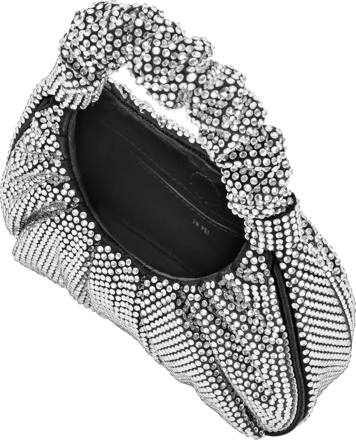Gabbi Rhinestone Ruched Hobo | Nordstrom