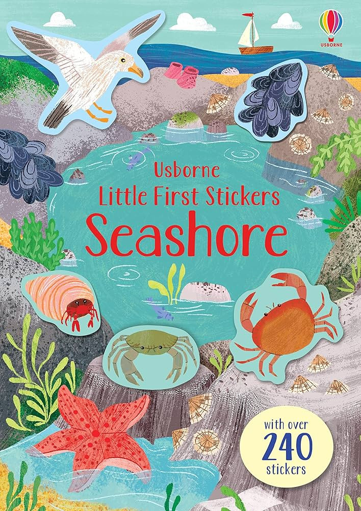 Little First Stickers Seashore: A Fun Beach Activity Book About Sea Creatures and Sandy Scenes fo... | Amazon (US)