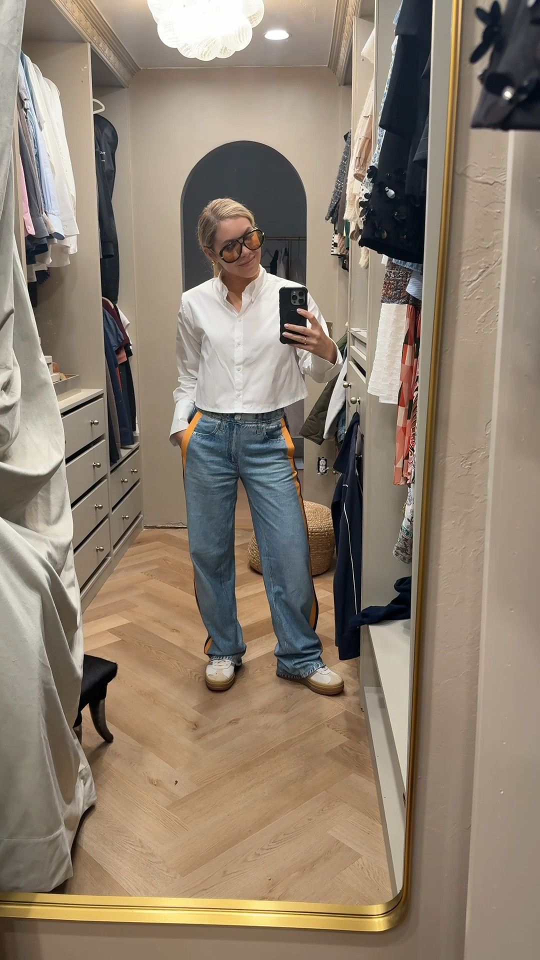 This cropped button down seems so luxe but is $20 on Amazon! And these are the viral pj jeans - I’m obsessed!


#LTKdayinmylife #LTKOver40 #LTKootd