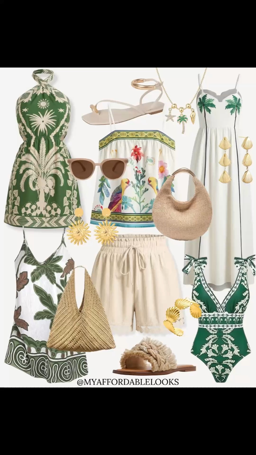 Amazon Farm Rio Inspired Vacation outfits 

 #LTKSeasonal #LTKSwim #LTKTravel