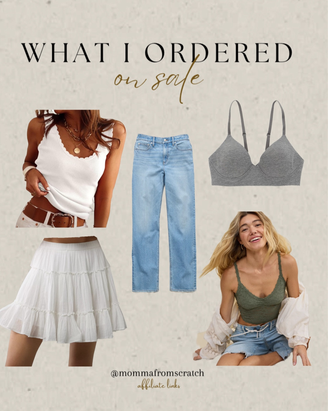 My recent purchases on sale for summer, bras, skirt, jeans, tank

#LTKSummerEdit #LTKSaleAlert #LTKFindsUnder50