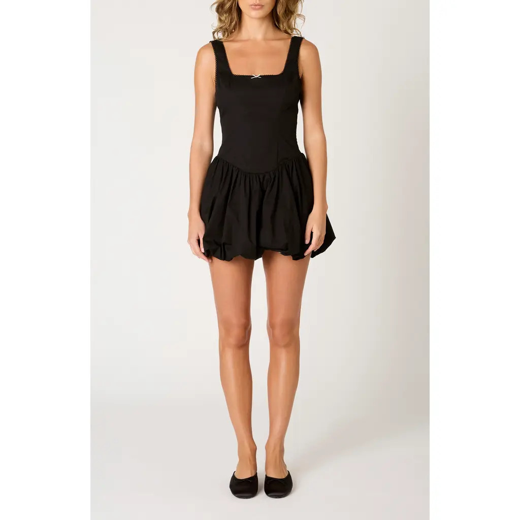 Nia Tessa Bubble Minidress in Black at Nordstrom Rack, Size Small | Nordstrom Rack