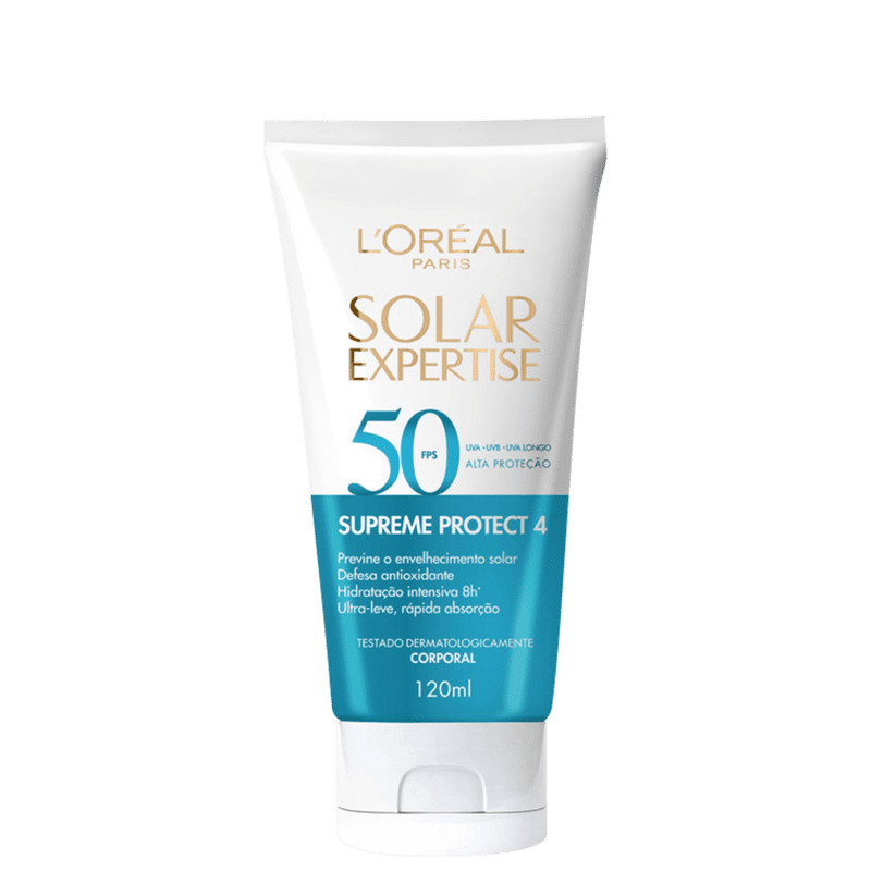 L'Oréal Paris Solar Expertise Supreme Protect 4 FPS50
             - Protetor Solar Corporal 120... | Beleza Na Web (BR)