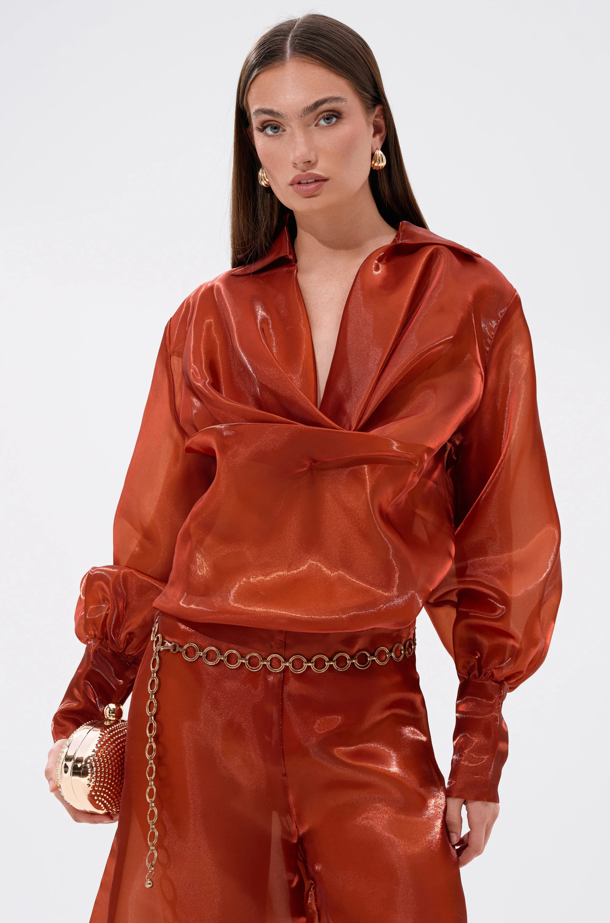 FEELING FREE CHIFFON BLOUSE | AKIRA