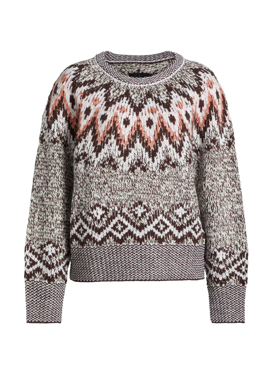 Stellae Dux Fair Isle Sweater | Saks Fifth Avenue | Saks Fifth Avenue