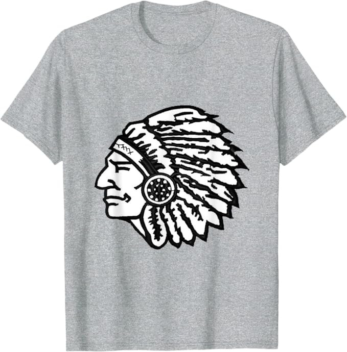 Indian Head Warrior School Spirit T-Shirt T-Shirt | Amazon (US)