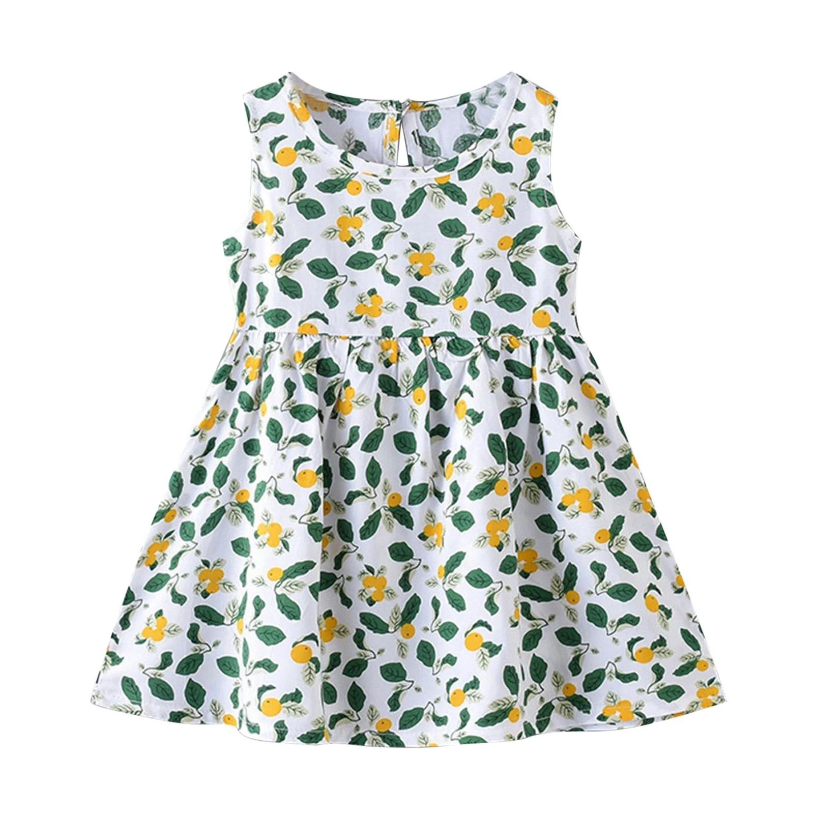 Fsqjgq Baby Girl Clothes Easter Outfits for Toddler Girls Elegant Short Sleeve Dress Girls' Dress... | Walmart (US)