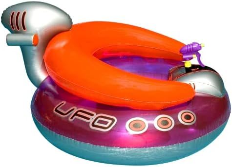 SWIMLINE ORIGINAL Inflatable UFO Spaceship Pool Float Ride On With Fun Constant Flow Laser Ray Gu... | Amazon (US)