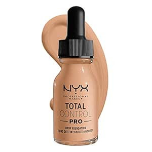 NYX PROFESSIONAL MAKEUP Total Control Pro Drop Foundation, Skin-True Buildable Coverage - Natural | Amazon (US)
