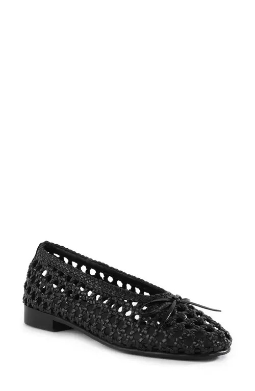 Seychelles Flagstaff Woven Flat in Black at Nordstrom, Size 10 | Nordstrom