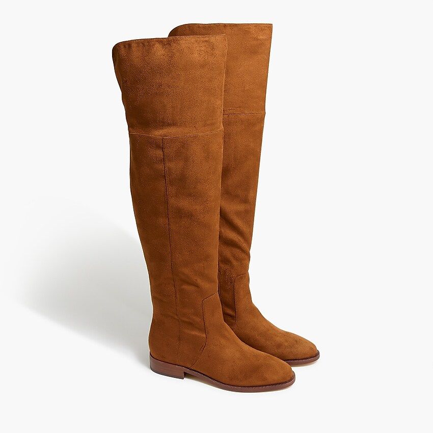 Over-the-knee microsuede boots | J.Crew Factory