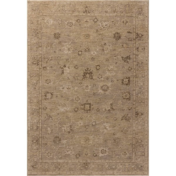 Willa WIA-02 Taupe/Natural Area Rug | Rugs Direct