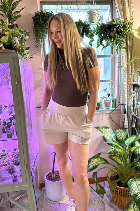 The cutest lululemon dupe shorts! These are the perfect length! Super soft material and comes in tons of colors! I would size down. Running shorts, athleisure, comfy style 

#LTKstyletip #LTKfitness #LTKfindsunder50