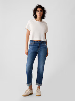 Mid Rise Girlfriend Jeans | Gap (US)