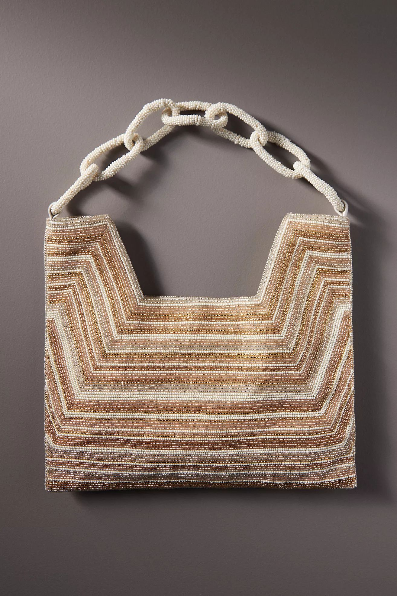 Beaded Square Shoulder Bag | Anthropologie (US)